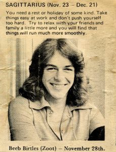Beeb Birtles Star Sign 1970