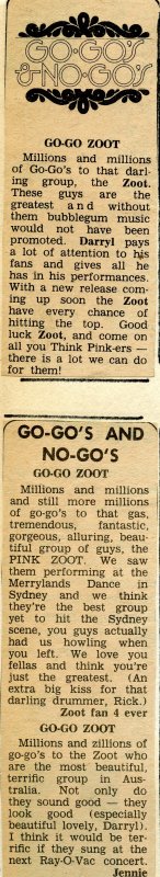 Zoot - Go-Go's And No-Go's