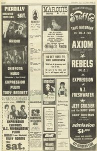 Axiom Gig Adverts