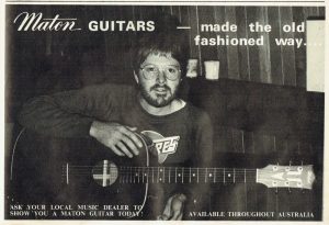 Graeham Goble Maton Advert