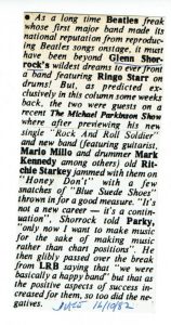 Glenn Shorrock Performs With Ringo Starr